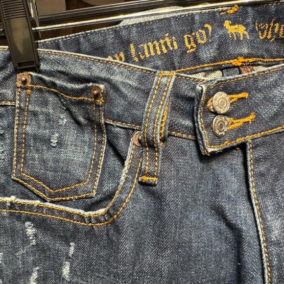 VINTAGE Y2K LAMB Distressed straight leg jeans - Picture 8 of 10